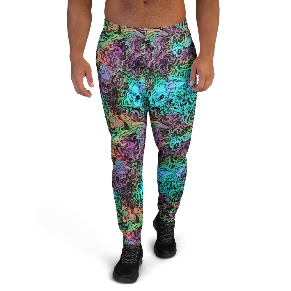 Aqua Maelstrom on Men's Joggers — Front