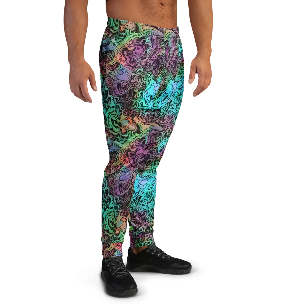 Aqua Maelstrom on Men's Joggers — Right