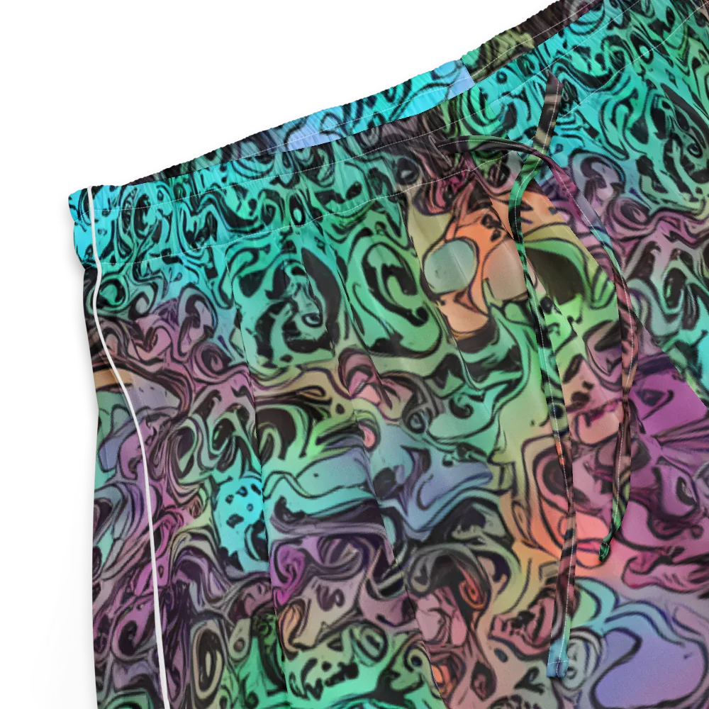 Aqua Maelstrom on Women's Pajama Shorts — Product details