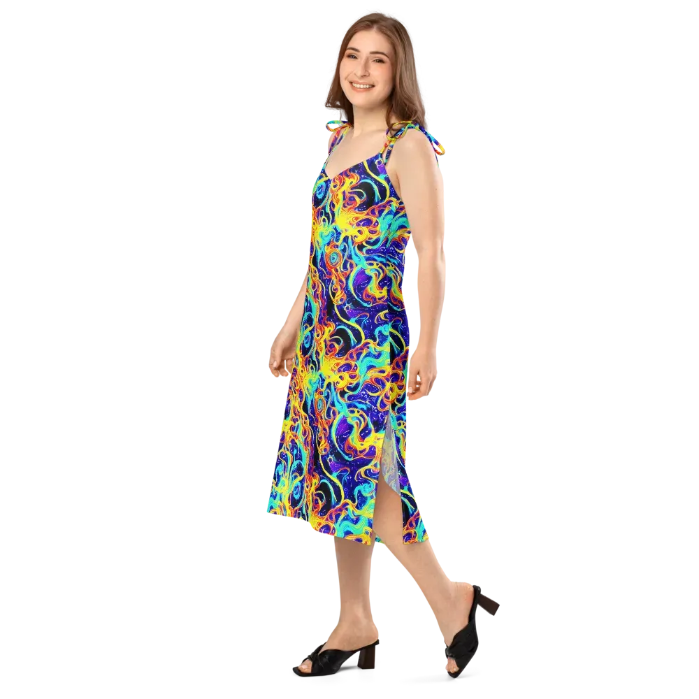 Supernova Spill on Slip Dress — Left Front