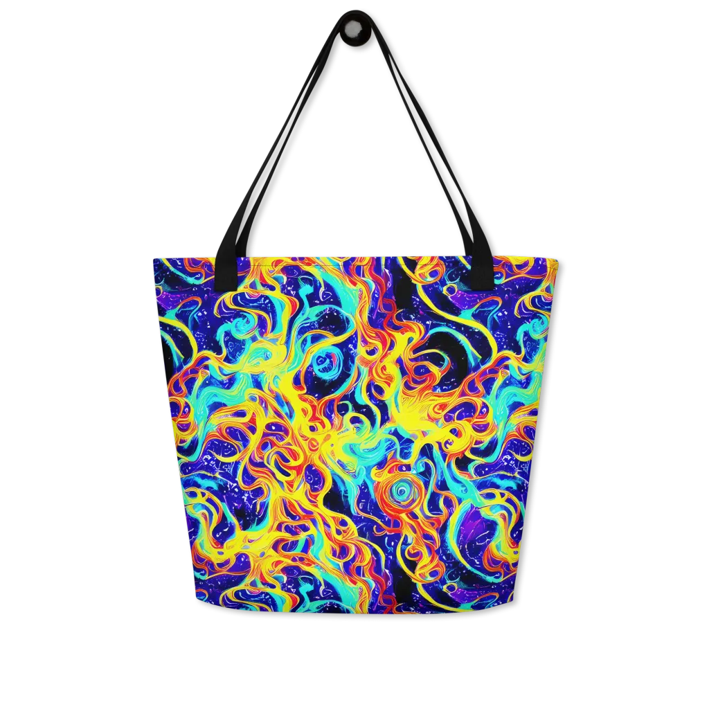 Supernova Spill on Large Tote Bag W/ Pocket — Front