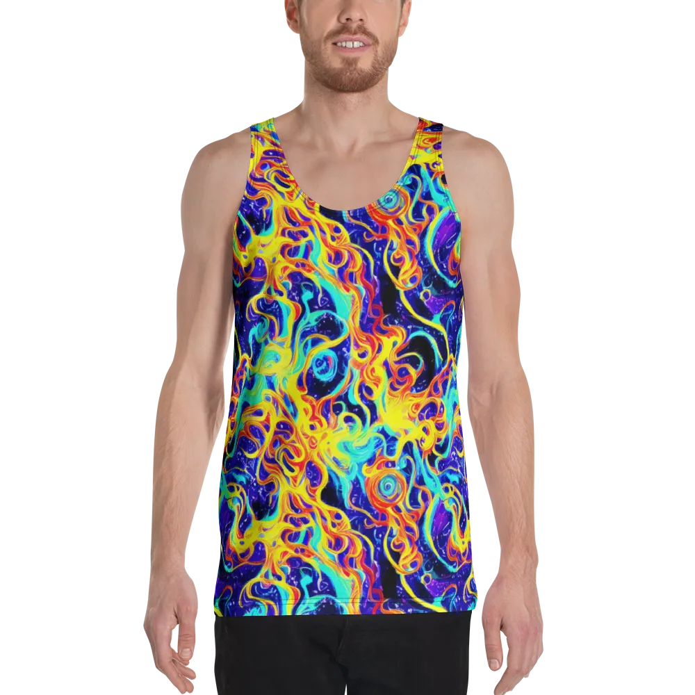 Supernova Spill on Men's Tank Top — Front