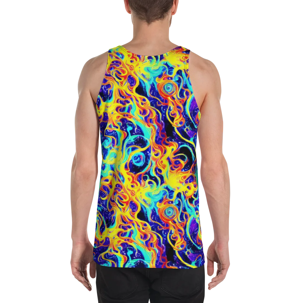Supernova Spill on Men's Tank Top — Back
