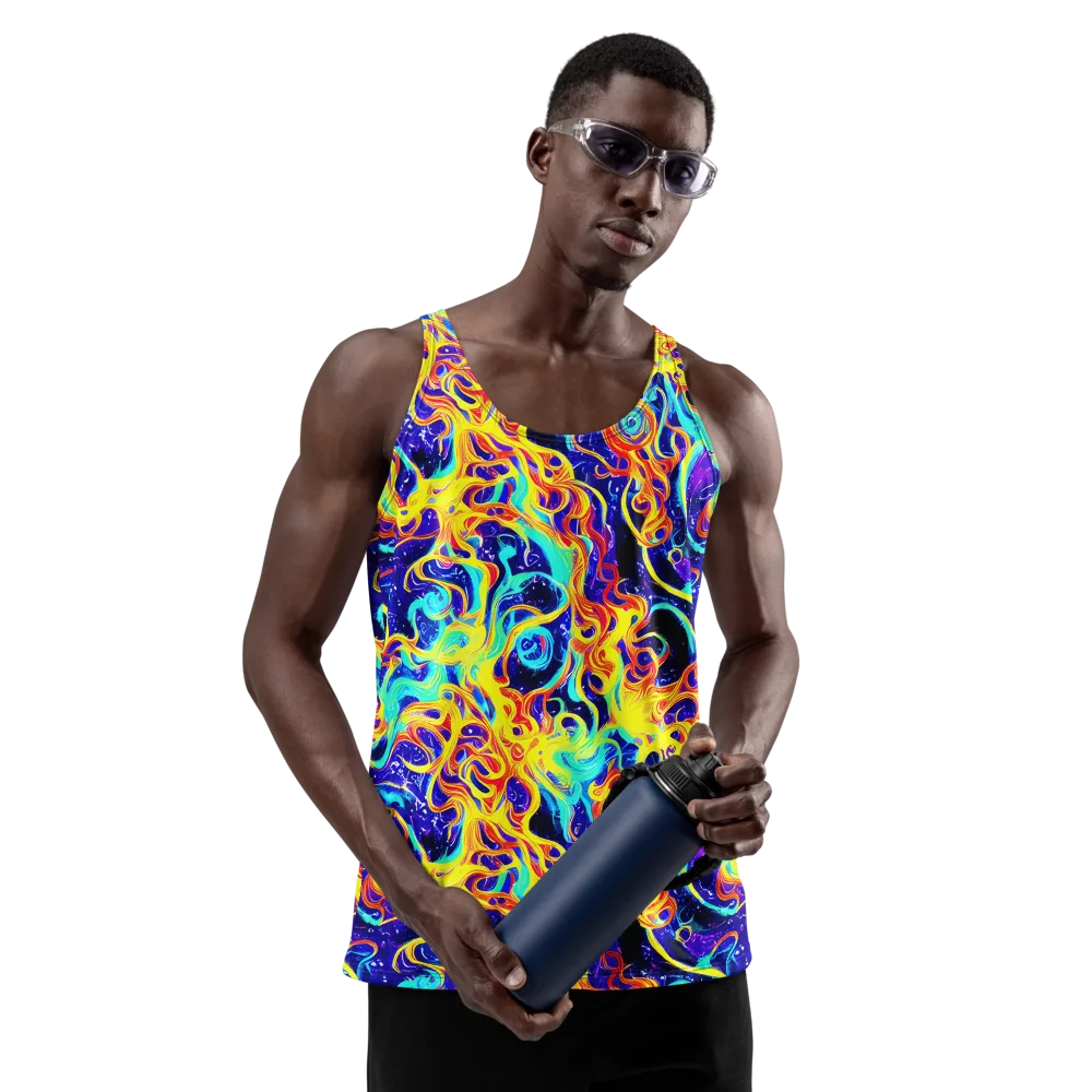 Supernova Spill on Men's Tank Top — Front