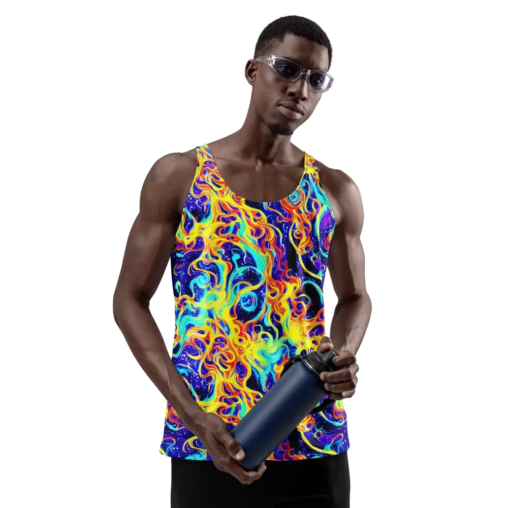 Supernova Spill on Men's Tank Top — Front