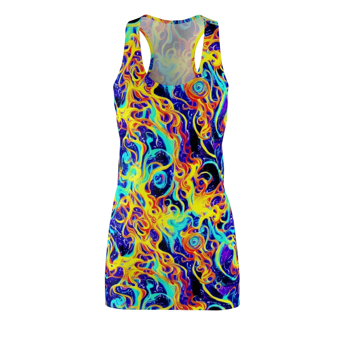Supernova Spill on Racerback Dress — Front