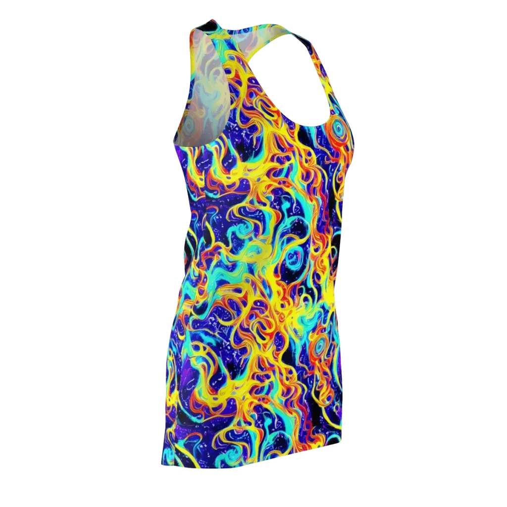 Supernova Spill on Racerback Dress — Front Side