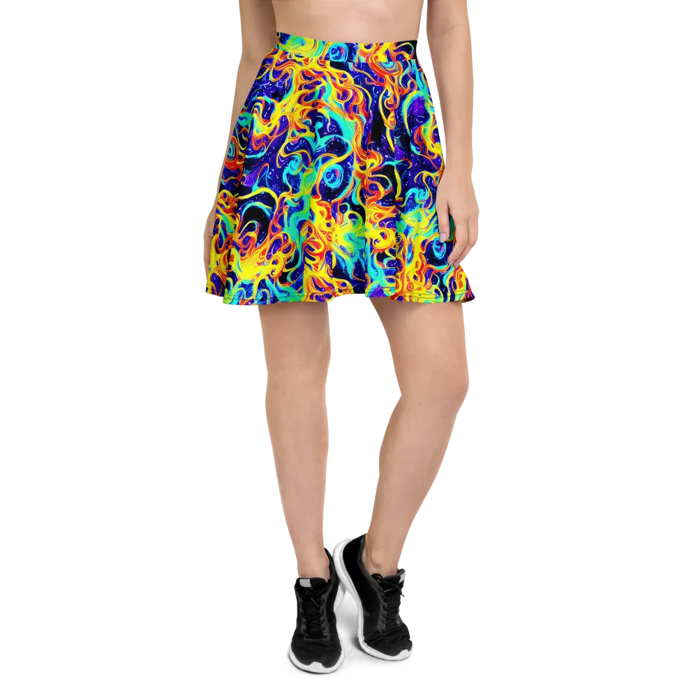 Supernova Spill on Skater Skirt — Front