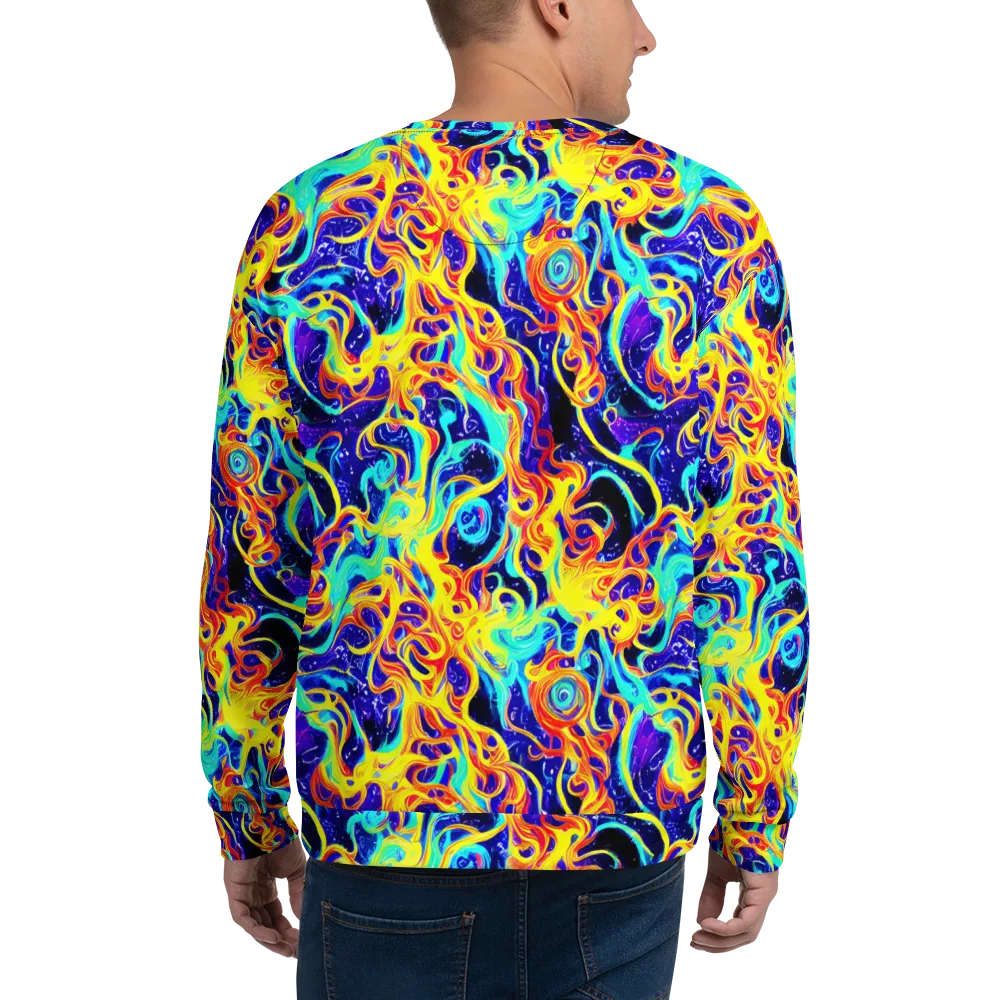 Supernova Spill on Sweatshirt — Back