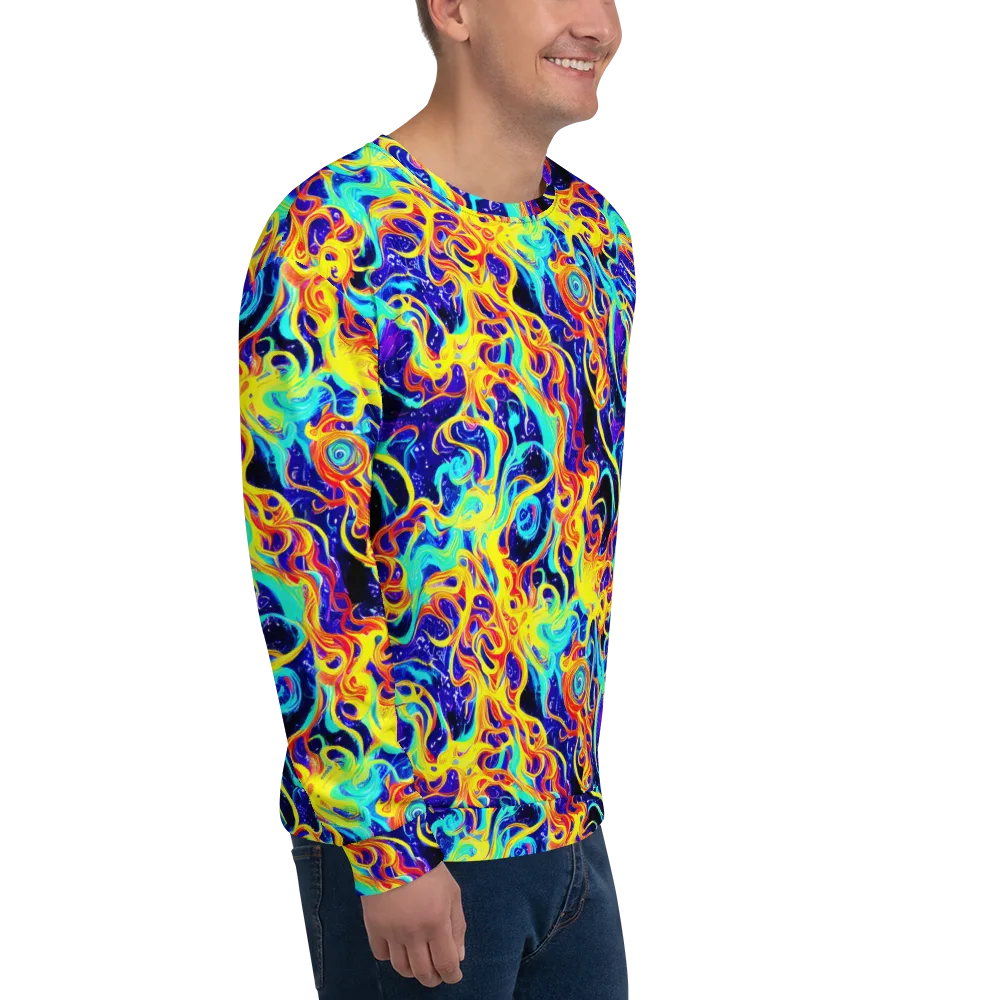 Supernova Spill on Sweatshirt — Right Front