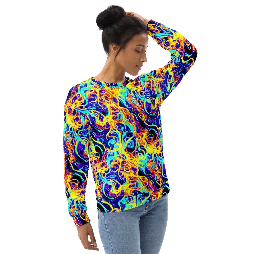 Supernova Spill on Sweatshirt — Right Front
