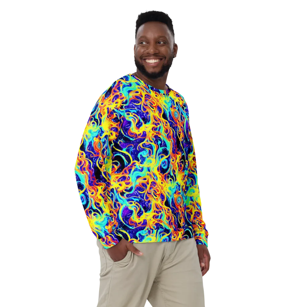 Supernova Spill on Sweatshirt — Front