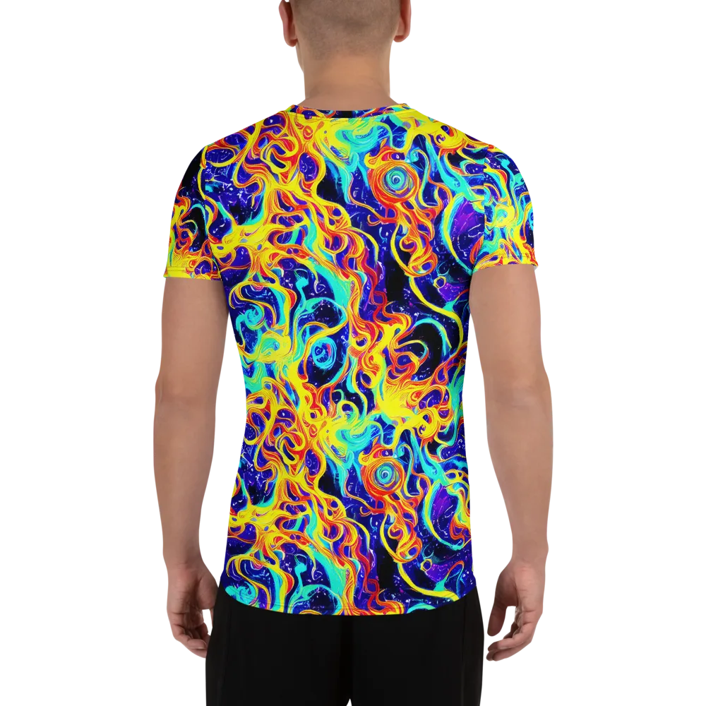 Supernova Spill on Men's Athletic T-Shirt — Back