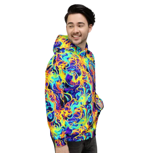 Supernova Spill on a Hoodie