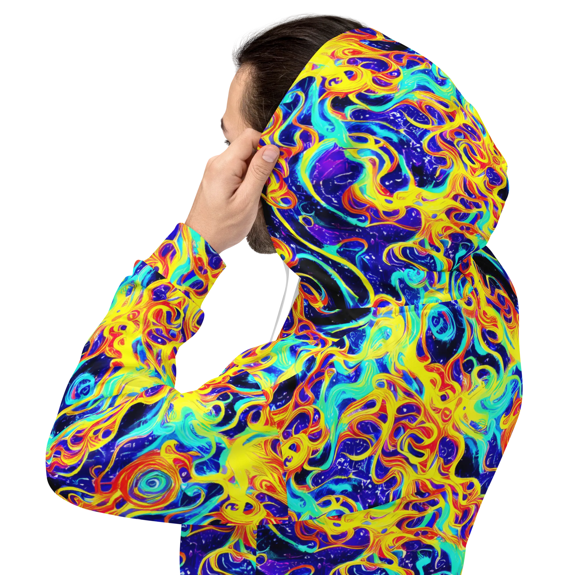 Supernova Spill on Hoodie — Back