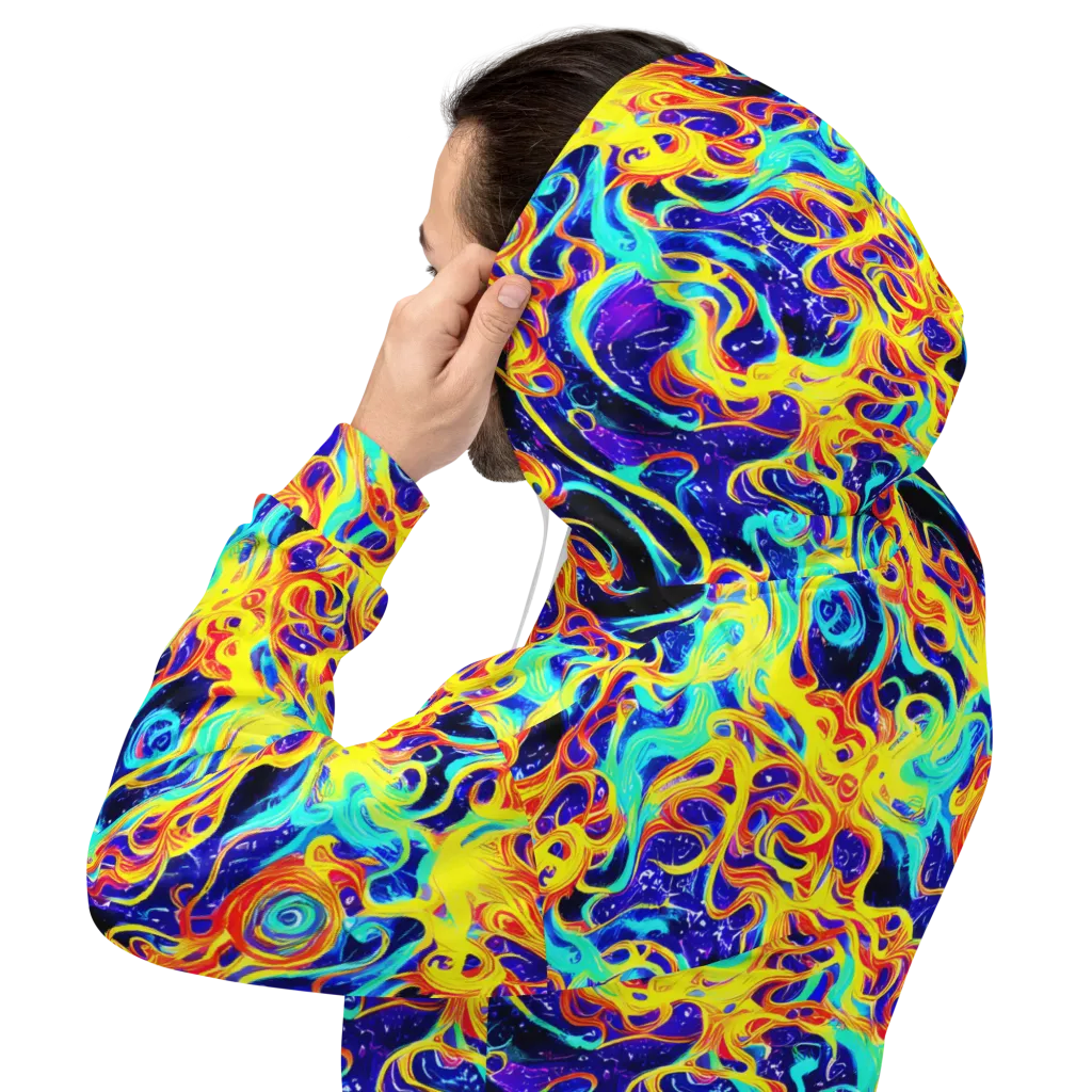 Supernova Spill on Hoodie — Back