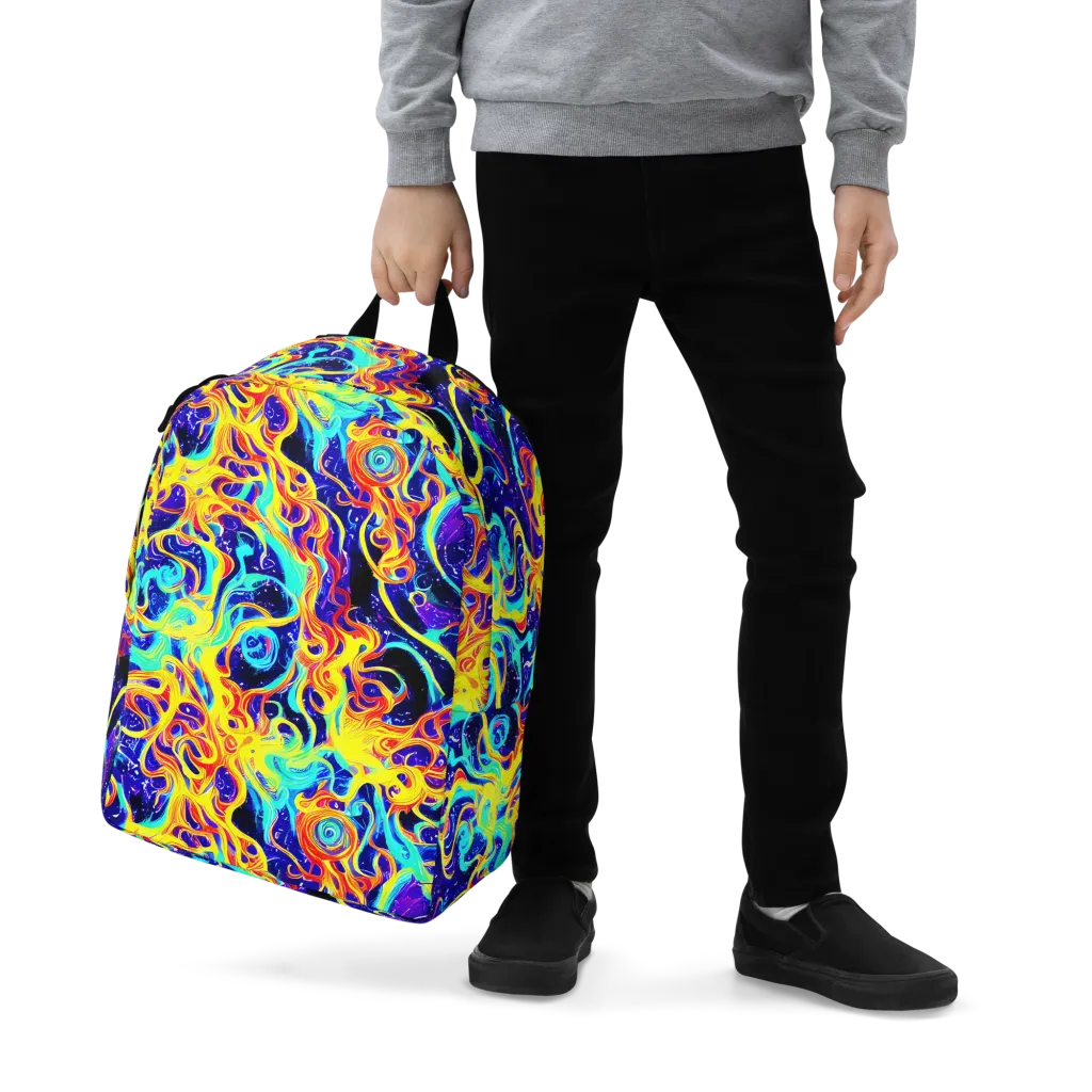 Supernova Spill on Minimalist Backpack — Zoomed-in