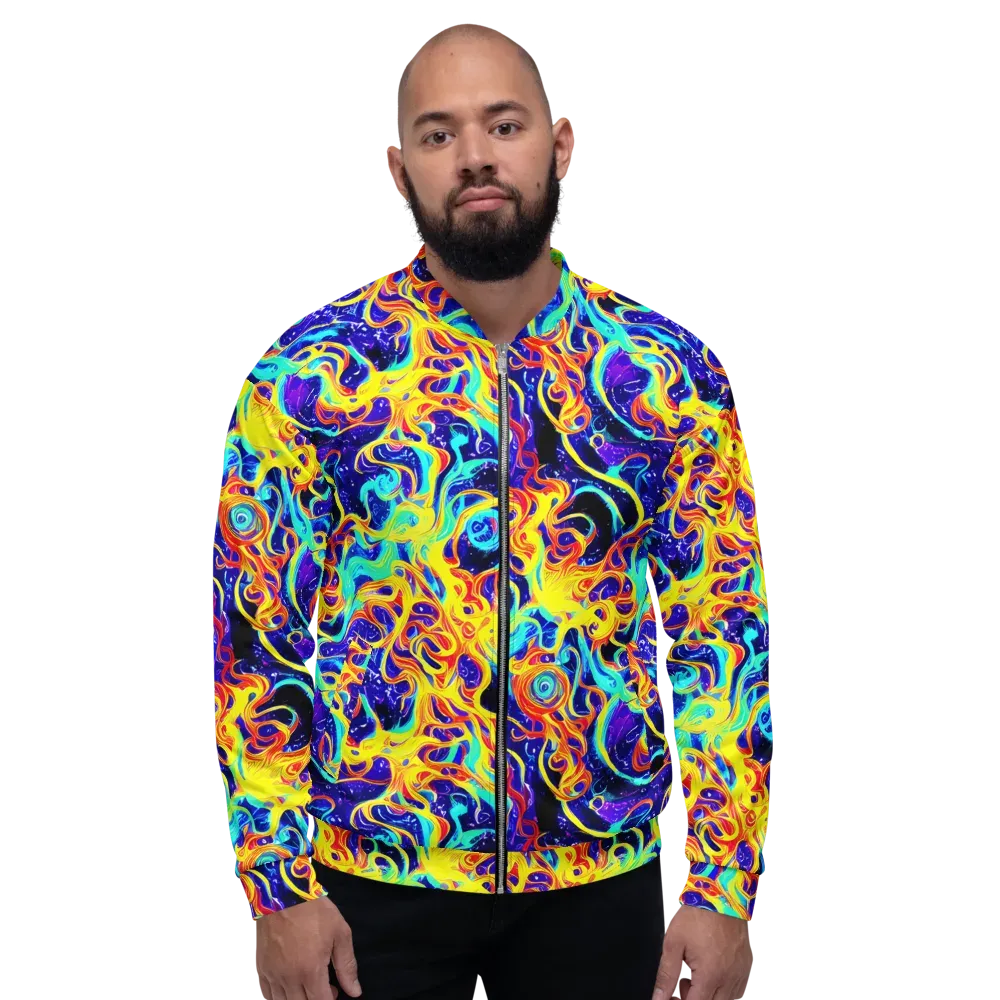 Supernova Spill on Bomber Jacket — Front