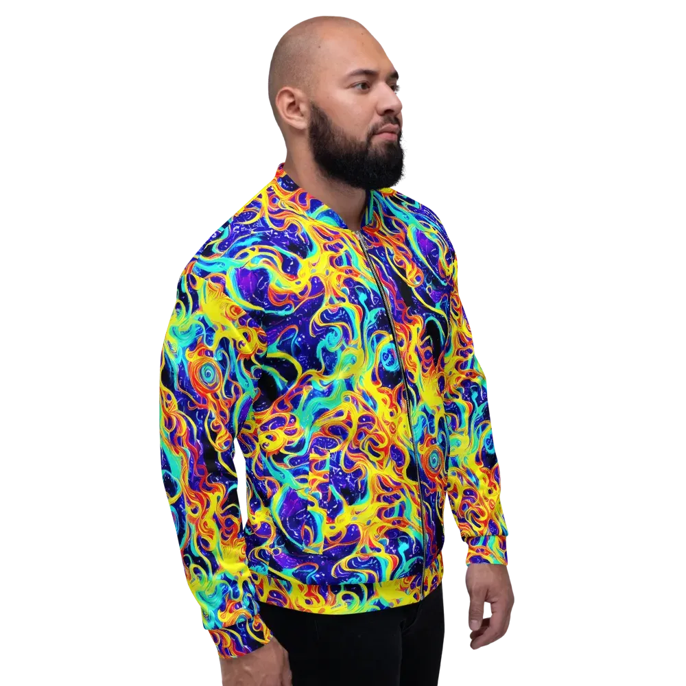 Supernova Spill on Bomber Jacket — Right