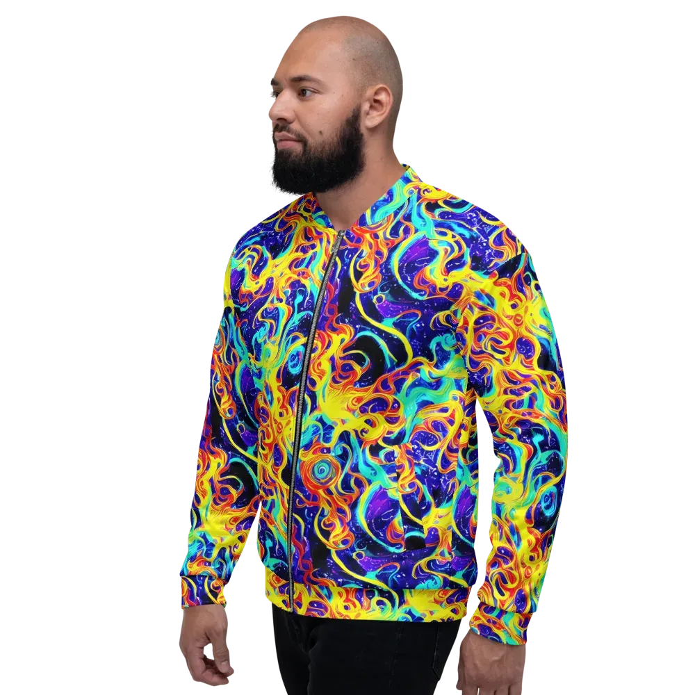 Supernova Spill on Bomber Jacket — Left