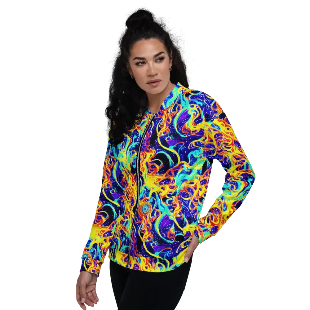 Supernova Spill on Bomber Jacket — Left