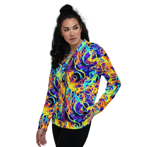 Supernova Spill on a Bomber Jacket