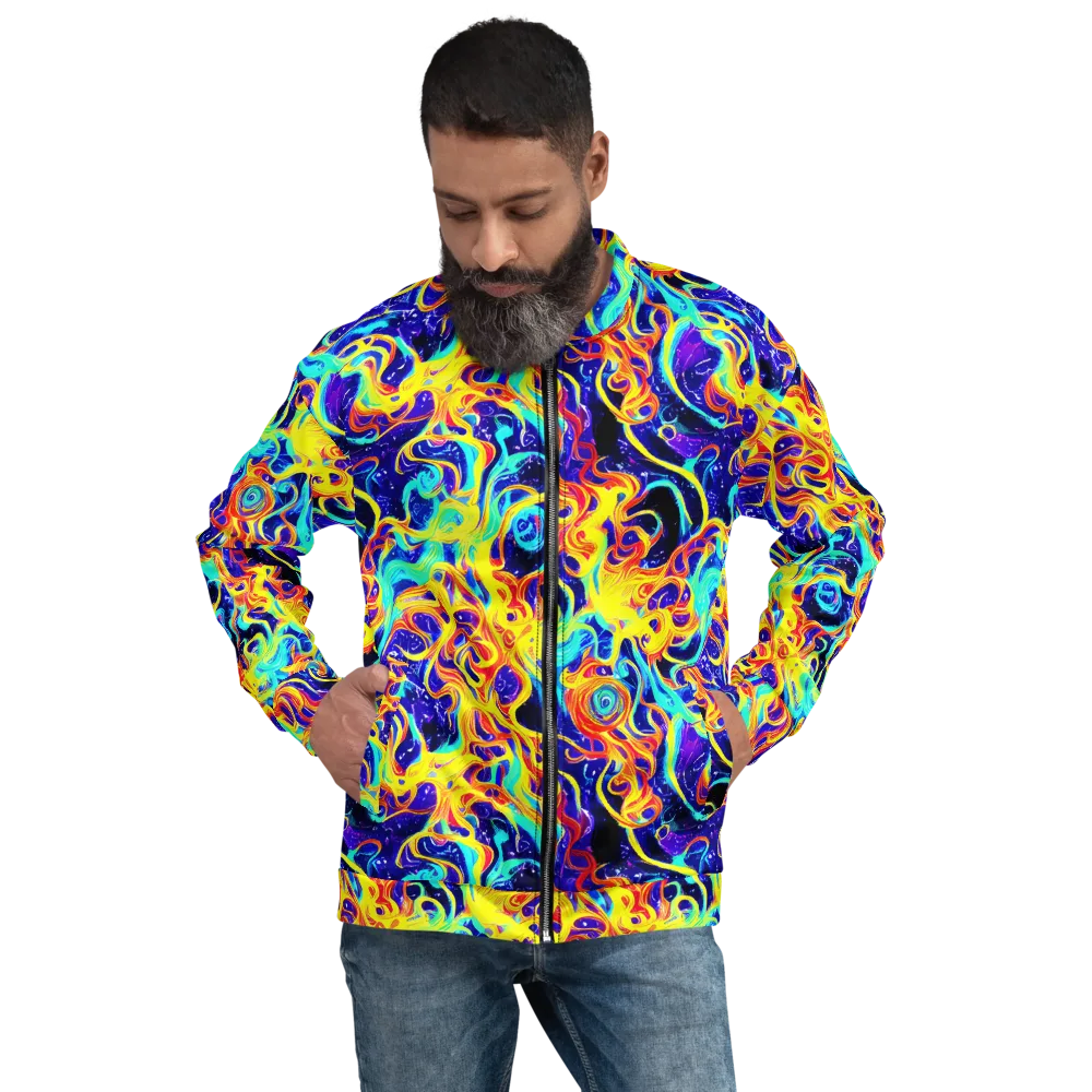 Supernova Spill on Bomber Jacket — Front