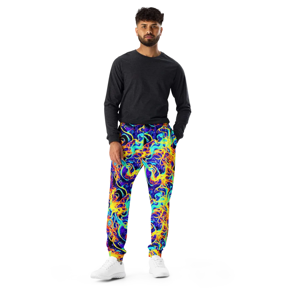 Supernova Spill on Men's Joggers — Front