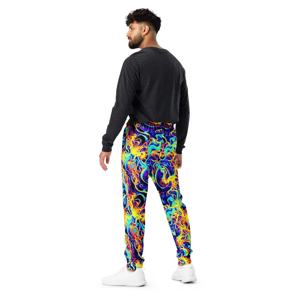Supernova Spill on Men's Joggers — Back
