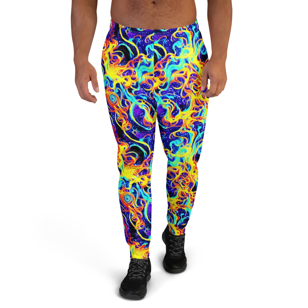 Supernova Spill on Men's Joggers — Front