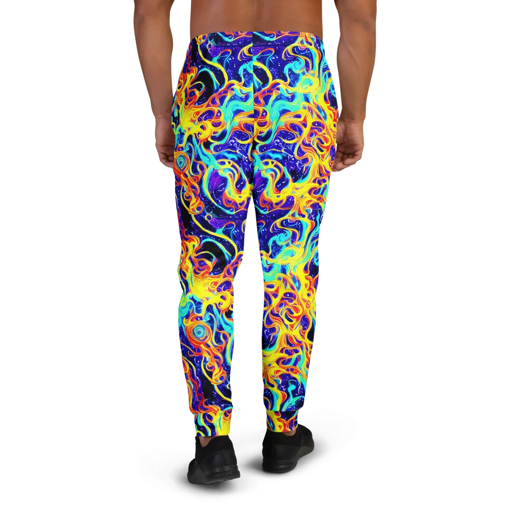 Supernova Spill on Men's Joggers — Back