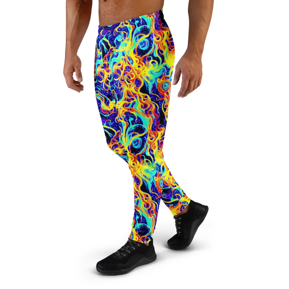 Supernova Spill on Men's Joggers — Left