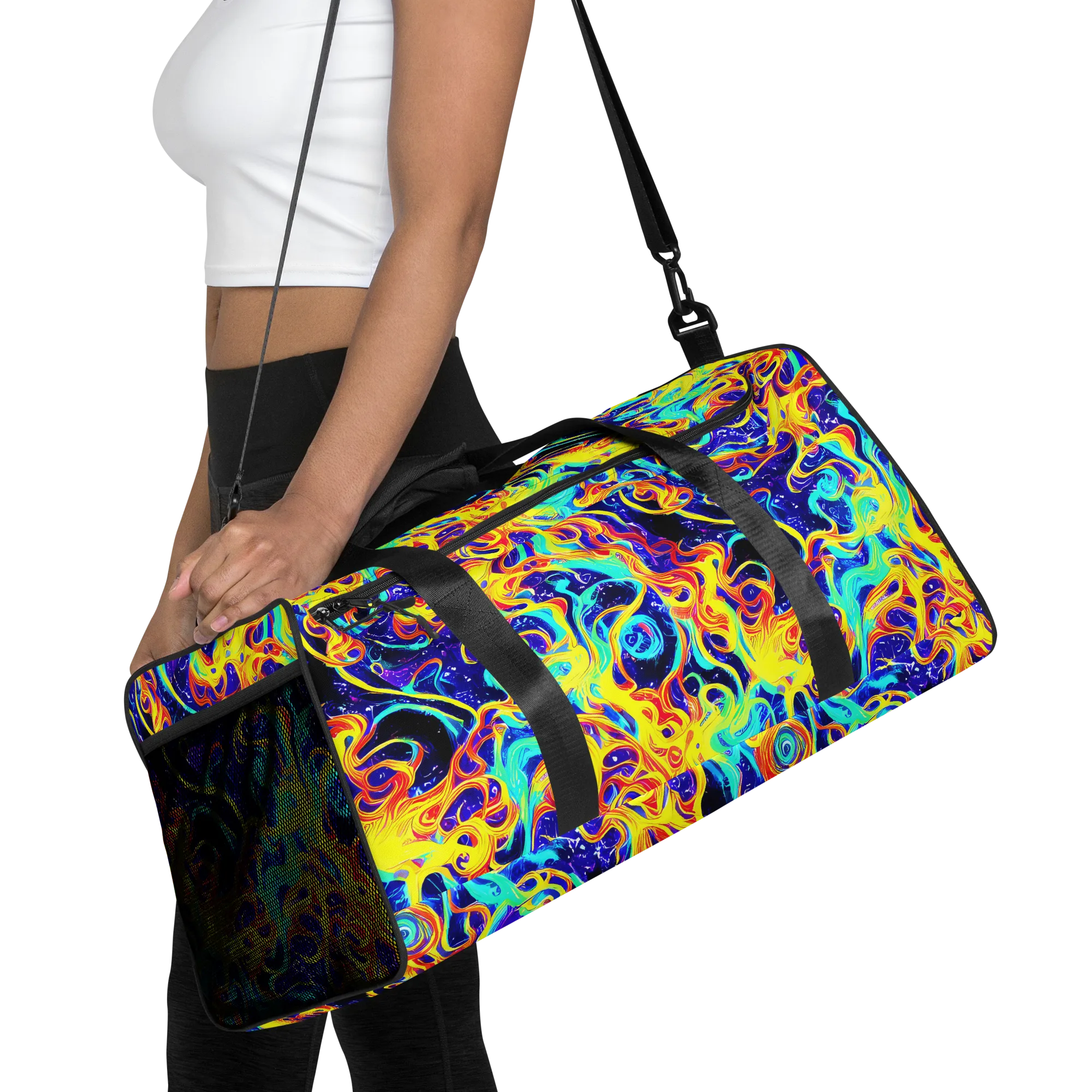Supernova Spill on Duffle Bag — Front