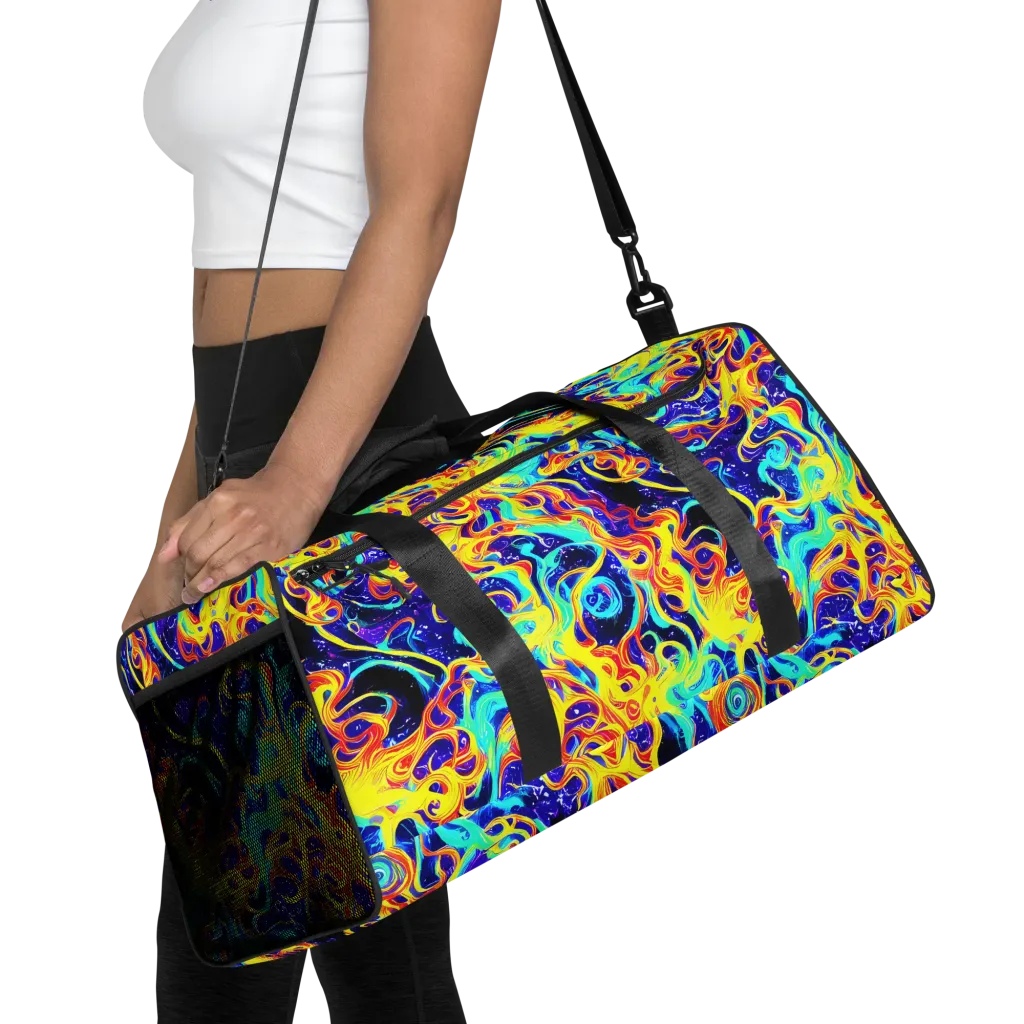 Supernova Spill on Duffle Bag — Front