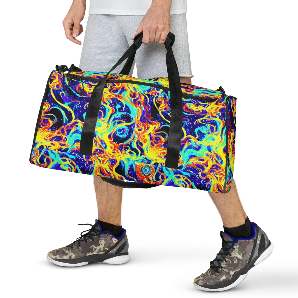Supernova Spill on Duffle Bag — Front