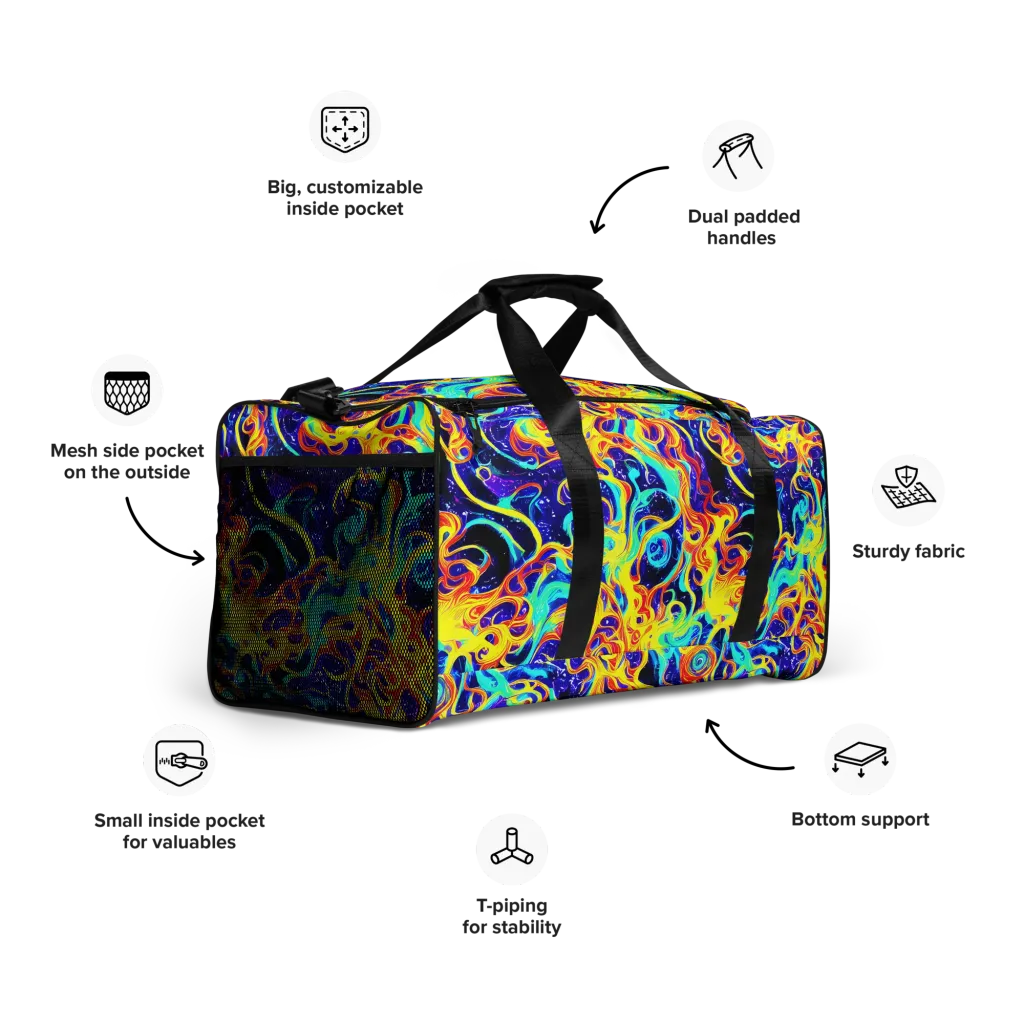 Supernova Spill on Duffle Bag — Right Front