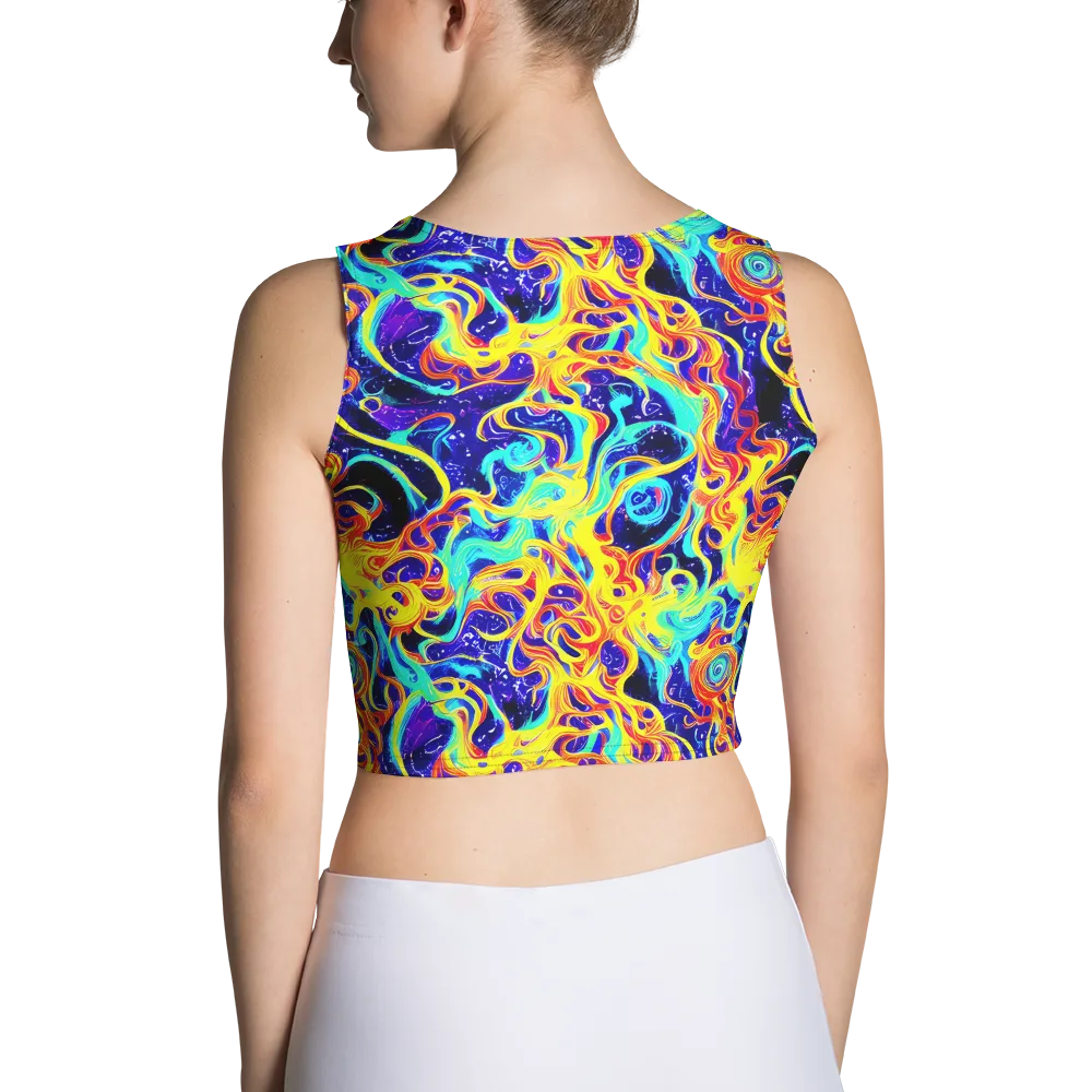 Supernova Spill on Crop Top — Back