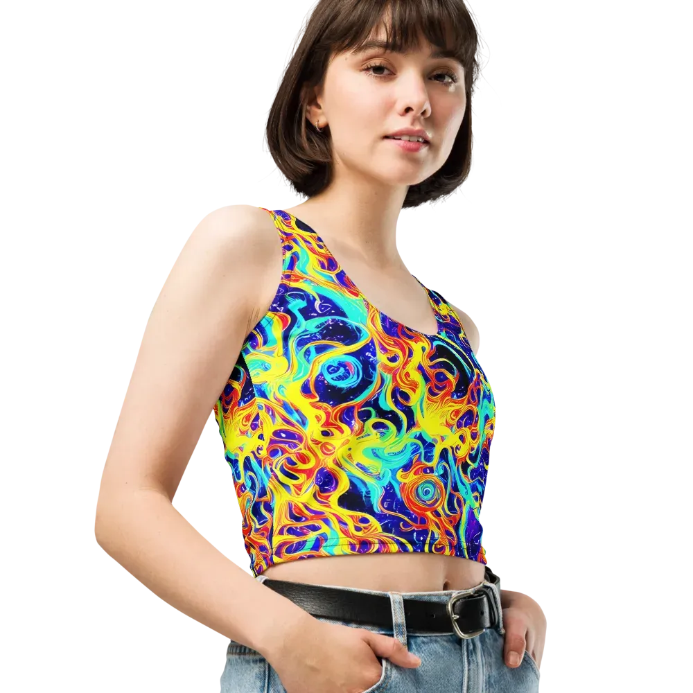 Supernova Spill on Crop Top — Right Front