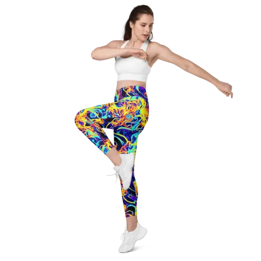 Supernova Spill on a Leggings with Pockets