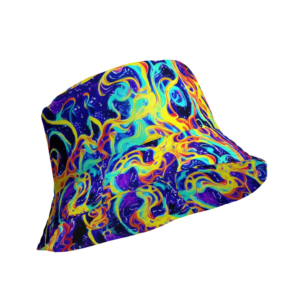 Supernova Spill on Reversible Bucket Hat — Product details Outside