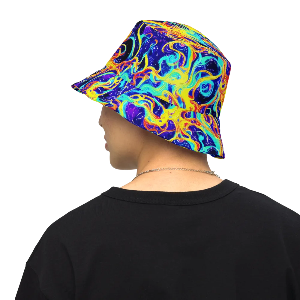 Supernova Spill on Reversible Bucket Hat — Back Inside