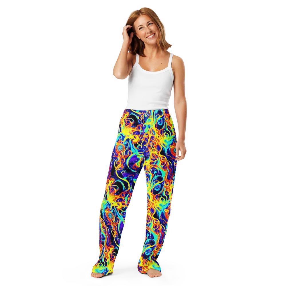 Supernova Spill on Women's Pajama Pants — Front