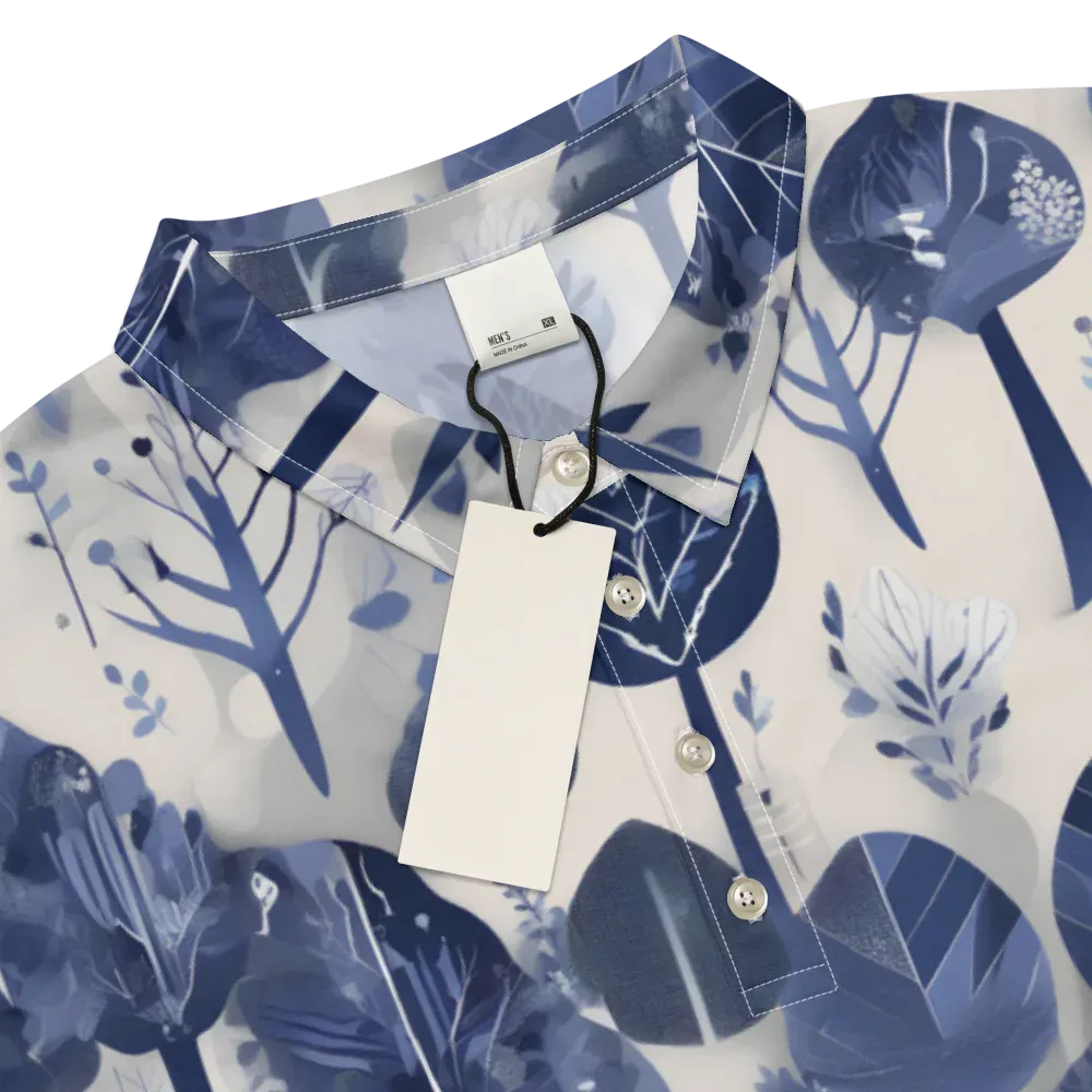 Indigo Canopy on Men's Slim Fit Polo Shirt — Product details