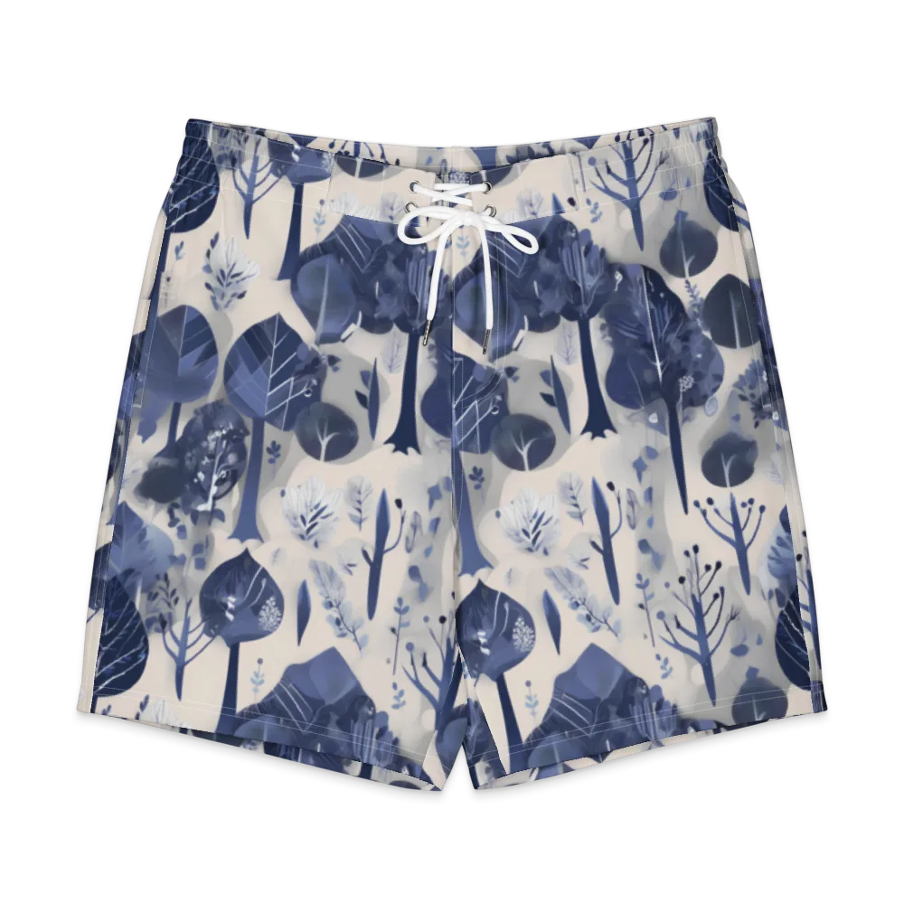 Indigo Canopy on Men's Board Shorts — Front