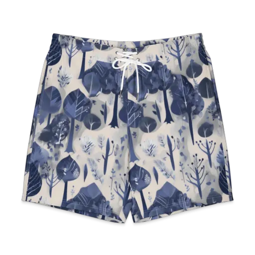 Indigo Canopy on a Men's Board Shorts