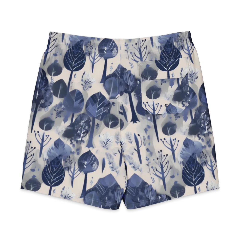 Indigo Canopy on Men's Board Shorts — Back