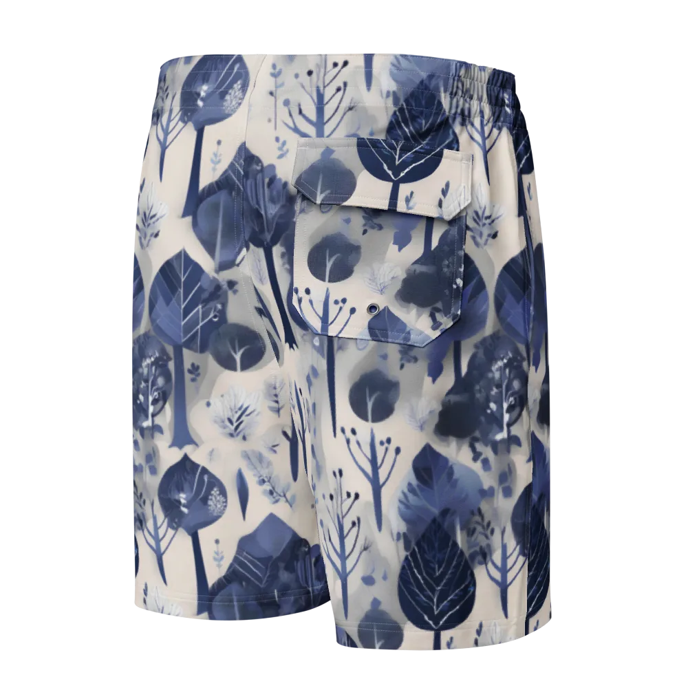 Indigo Canopy on Men's Board Shorts — Back