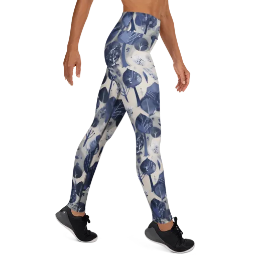 Indigo Canopy on a Yoga Leggings