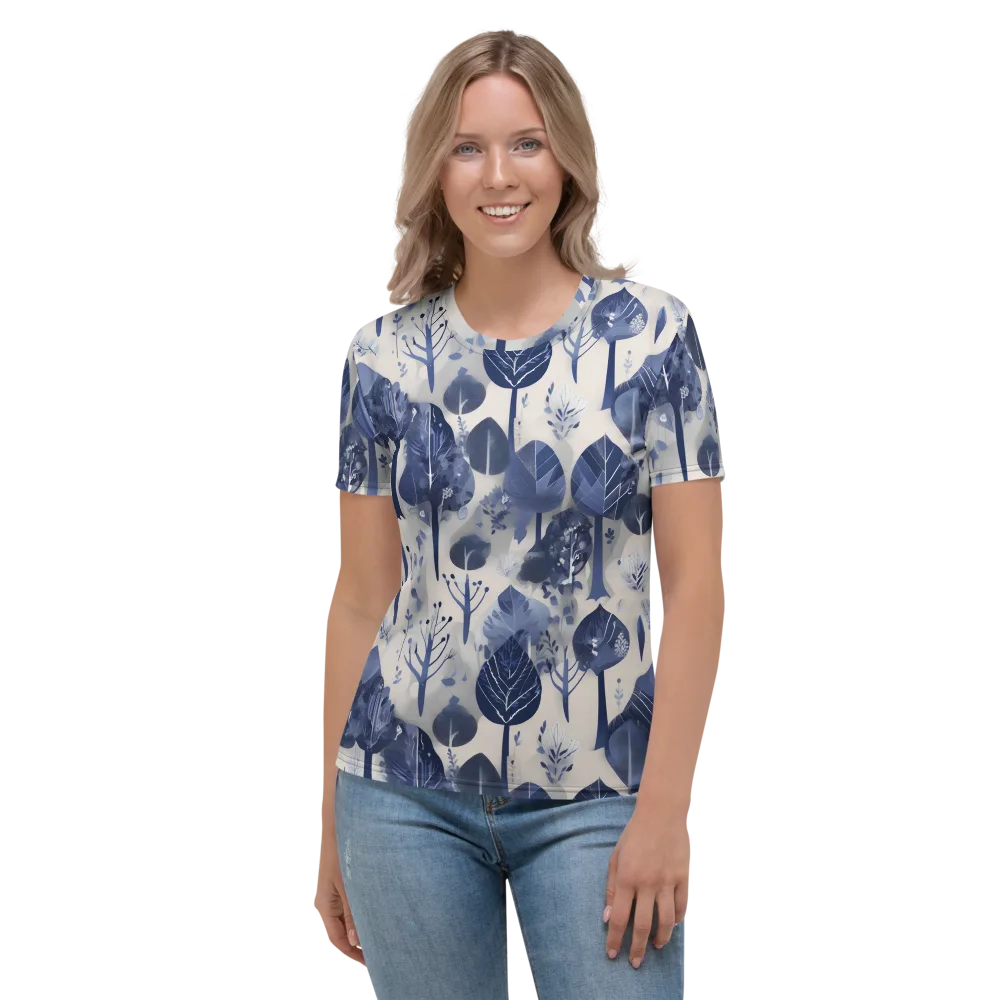 Indigo Canopy on Women's Crew Neck T-Shirt — Front