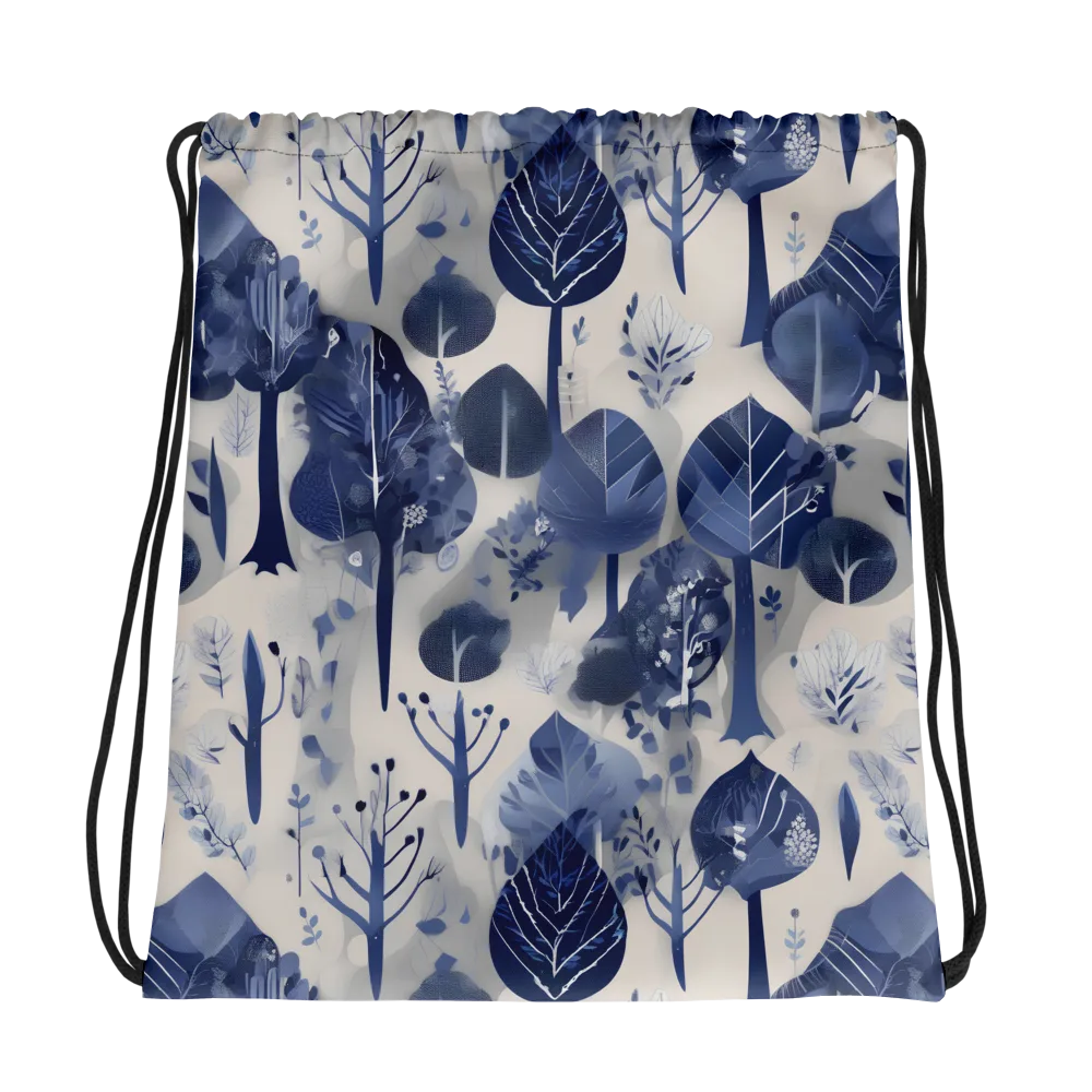 Indigo Canopy on Drawstring Bag — Photo